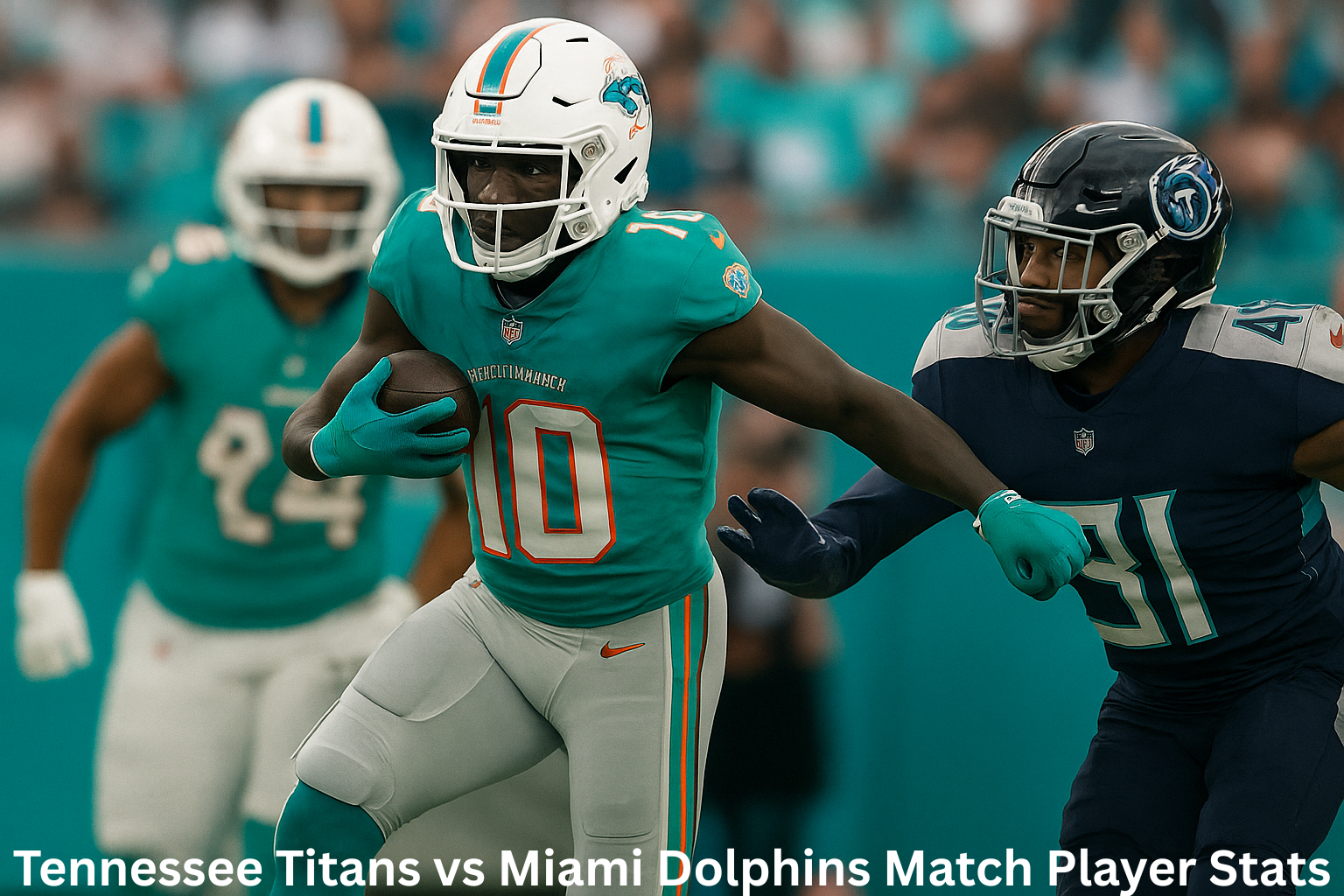 Tennessee Titans vs Miami Dolphins Match Player Stats
